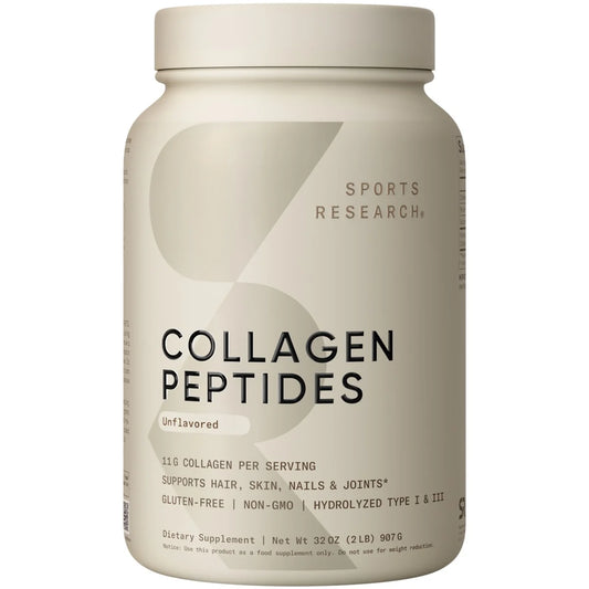 Unflavored Collagen Peptides Hydrolyzed Collagen Protein Powder, 32 Oz