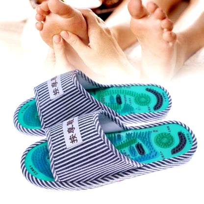 Health Care Acupuncture Shiatsu Magnet Foot Massage Slippers Health Shoe Reflexology Magnetic Sandals Feet Massager Shoes